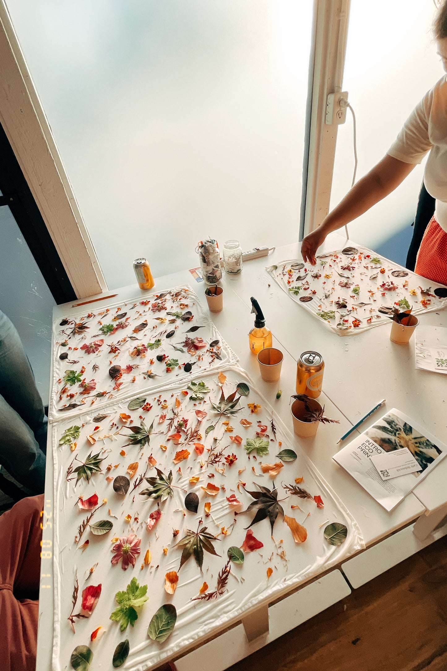 Eco Printing Collab with Lorelei Textiles