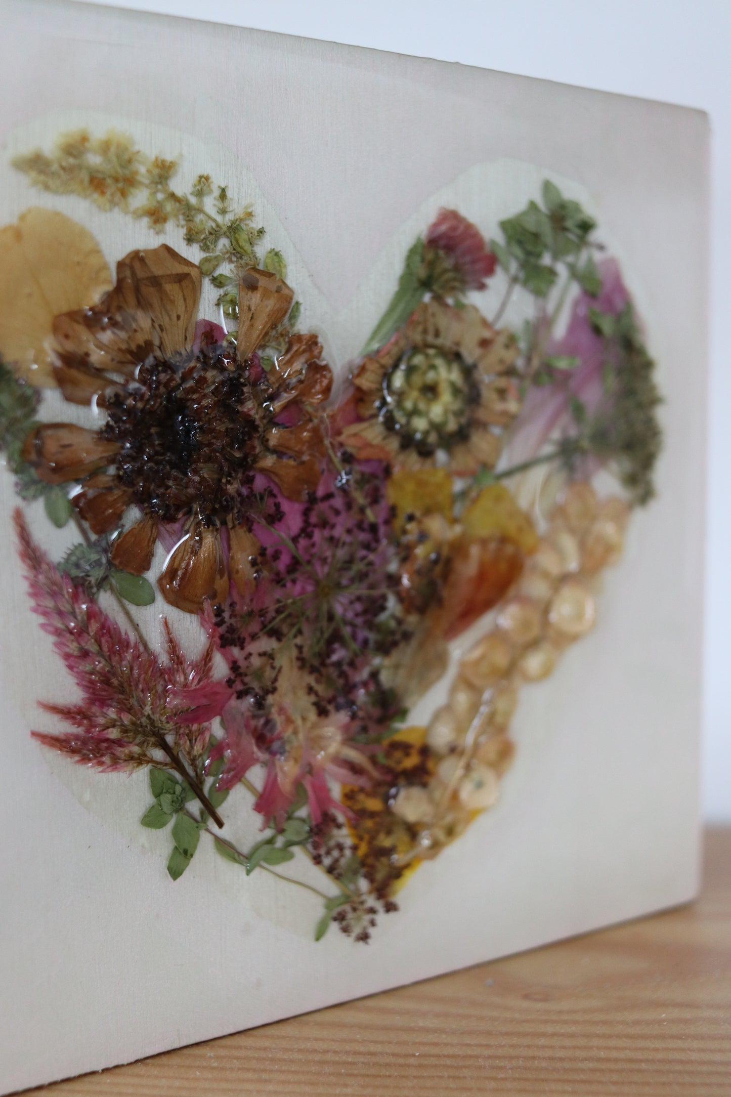 Herbarium Heart - Celosia & Orach