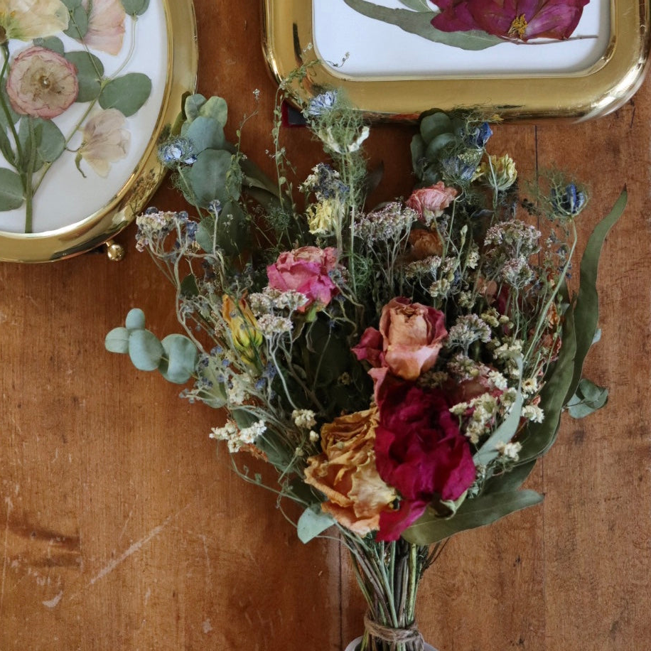 Hang Dry & Arrange Remaining Blooms