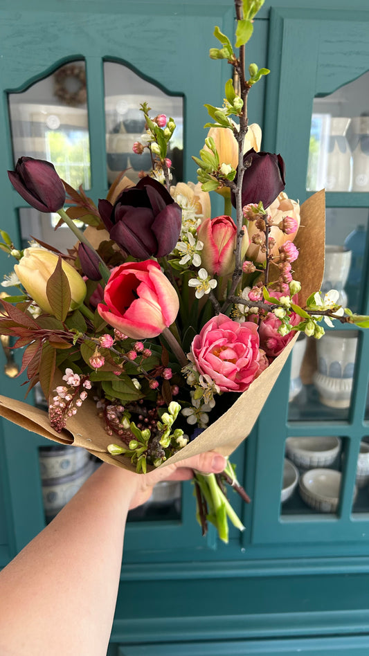Gardens Choice Paper Wrapped Bouquet