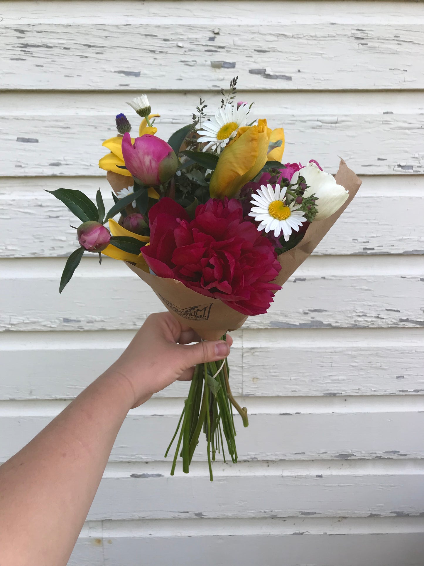 Gardens Choice Paper Wrapped Bouquet