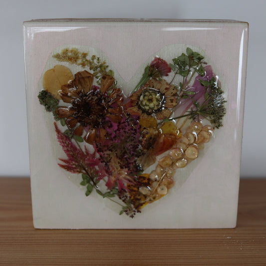 Herbarium Heart - Celosia & Orach