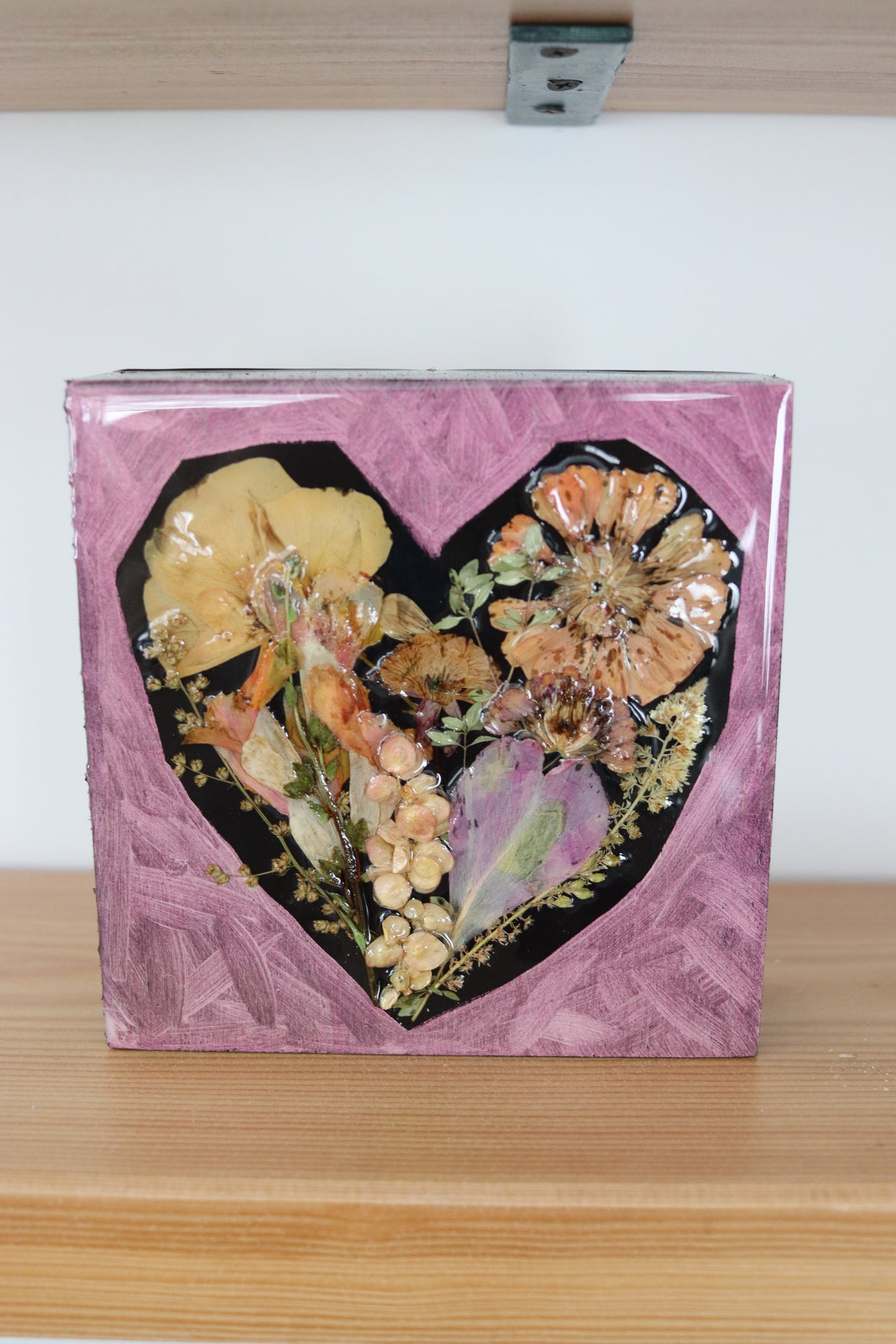 Herbarium Heart - Rose & Peony Petal