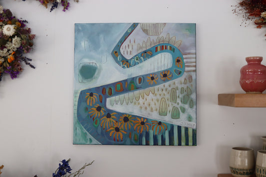 Creek Bed - 16" x 16"